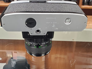 Mamiya MSX 500 35mm Film Camera w/50mm F2 lens, CLA, Light Seals, Mirror Foam - Paramount Camera & Repair