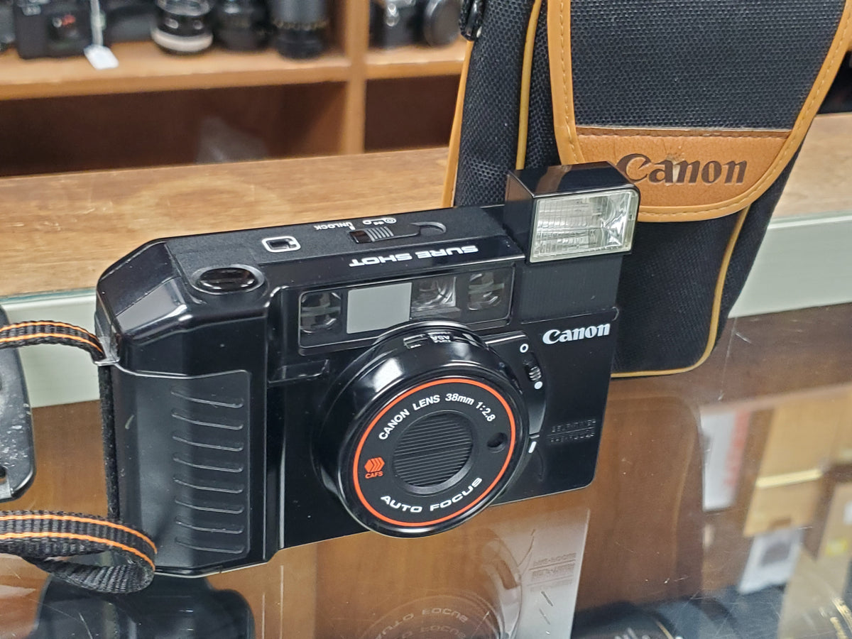 Canon Sure Shot Autoboy 35mm Point & Shoot Film Camera, 38mm f/2.8 Len ...