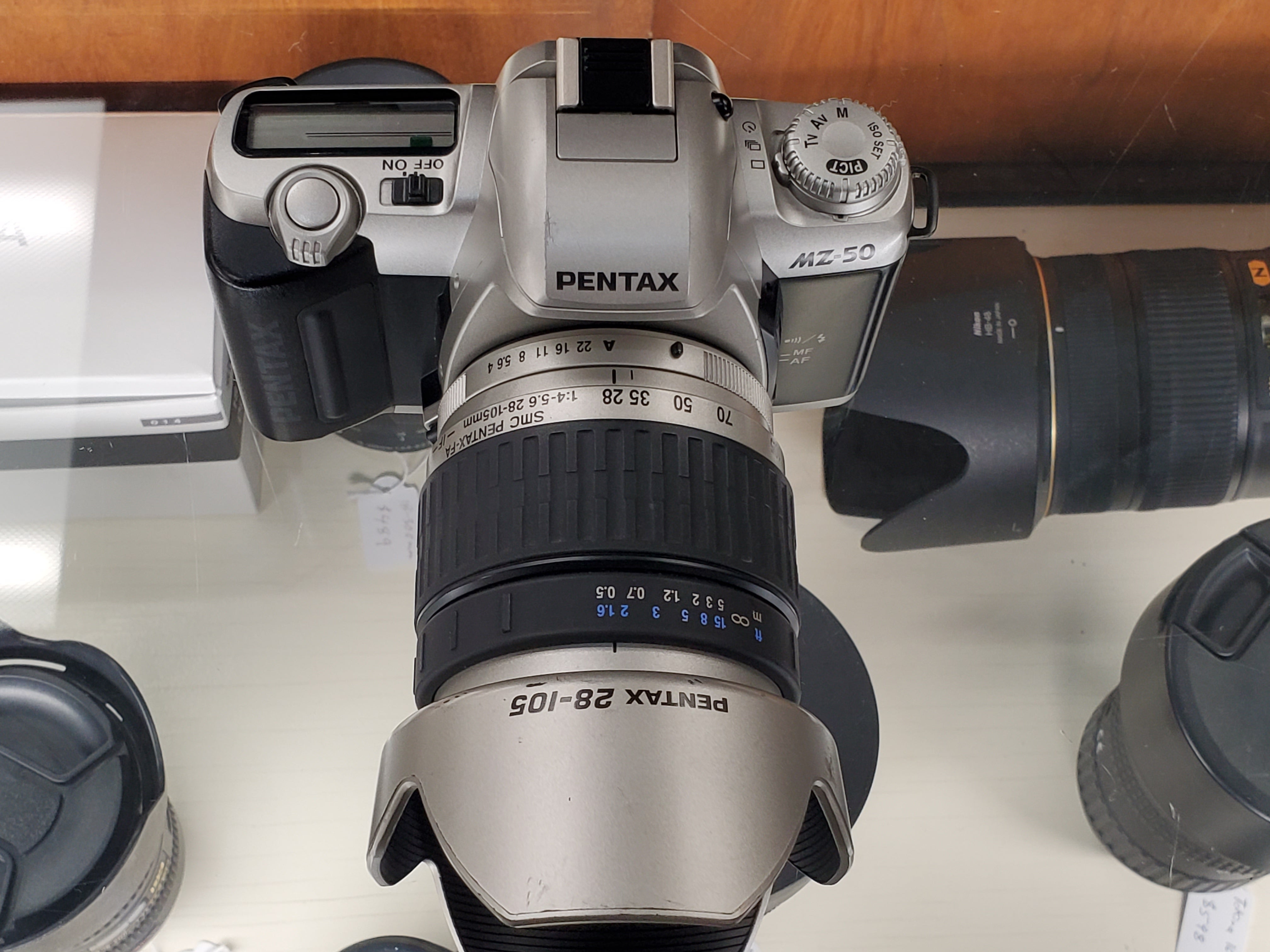 Pentax MZ-50 w/ 28-105mm lens, 35mm Autofocus Film Camera, Warranty, Canada - Paramount Camera & Repair