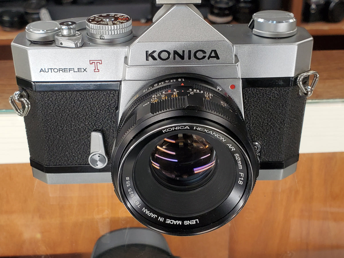 Konica Autoreflex T, 35mm SLR Film Camera w/52mm F1.8 Lens, CLA'd, Can ...