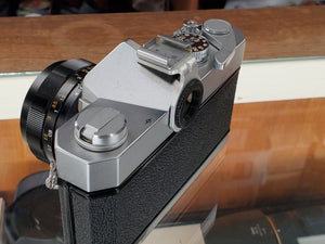 Konica Autoreflex T, 35mm SLR Film Camera w/52mm F1.8 Lens, CLA'd, Canada - Paramount Camera & Repair