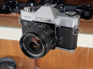 Fujica ST801 LED w/ 50mm F1.8 Lens, CLA, Light Seals, Canada 35mm