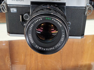 Fujica ST801 LED w/Fujicon 55mm F1.8 Lens, CLA, Light Seals, Canada 35mm Film Camera - Paramount Camera & Repair
