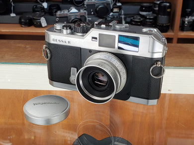 MINT Voigtlander Bessa R w/35mm f/2.5 Leica L39 LTM, CLA, Calibrated - Paramount Camera & Repair
