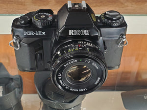 Ricoh KR-10x w/Rikenon P 50mm F2 lens, 35mm SLR Film Camera, CLA, Light Seals, Canada - Paramount Camera & Repair