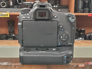 Canon Rebel T6s w/battery grip- 24.2MP DSLR, WiFi, Almost like new - Paramount Camera & Repair