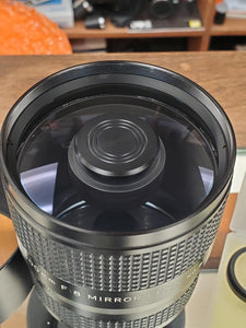 MINT Rare Kitstar 500mm F8 Mirror Lens for Minolta w/ Hood, CLAd, Canada - Paramount Camera & Repair