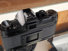 Load image into Gallery viewer, Black Canon AE-1, 35mm SLR Film Camera, Fresh CLA, Light Seals, Warranty, Canada - Paramount Camera &amp; Repair