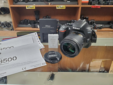 Nikon D3500 24.2MP DSLR Camera w/18-55mm AF-P Lens, Like New, 10/10, Canada - Paramount Camera & Repair