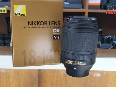 Nikon 18-140mm f/3.5-5.6G ED VR AF-S DX Lens - LIKE NEW 10/10 - Paramount Camera & Repair