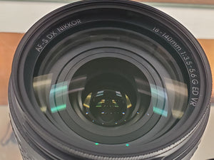 Nikon 18-140mm f/3.5-5.6G ED VR AF-S DX Lens - LIKE NEW 10/10 - Paramount Camera & Repair