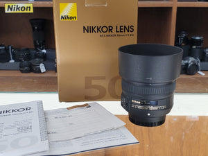Nikon 50mm f/1.8G AF-S  lens - LIKE NEW condition 10/10 - Paramount Camera & Repair