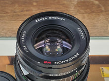 Load image into Gallery viewer, Zenza Bronica 50mm 2.8 Zenzanon MC Lens for ETRS ETR ETRSI, CLA, MINT - Paramount Camera &amp; Repair