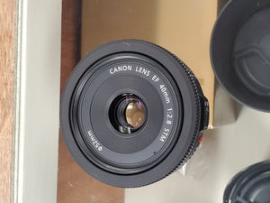 Canon EF 40mm f/2.8 STM lens - Used Condition 9.5/10 - Paramount Camera & Repair
