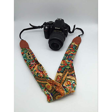 Scarf Camera Strap - Yellow Green - 001 - Paramount Camera & Repair