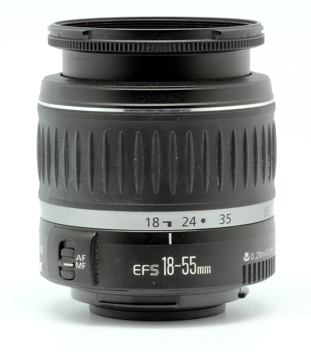 Canon EF-S 18-55mm f/3.5-5.6 lens - Used Condition 9.5/10 - Paramount Camera & Repair