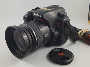 Sony Alpha A57 16.1MP Exmor APS DSLR w/18-55mm Zoom Lens- Used Condition 8/10 - Paramount Camera & Repair