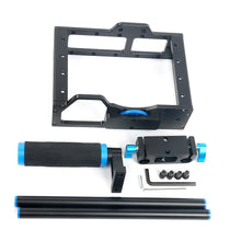 Load image into Gallery viewer, DSLR Video Cage frame - 15mm Rails, Rod Mount, Cage, Grips, Top handle - Paramount Camera &amp; Repair