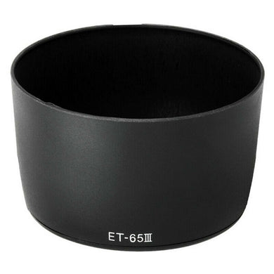 Lens Hood for Canon EF 85mm f/1.8, 100mm f/2.0, 135mm f/2.8 SF & 100-300mm f/4.5-5.6 Lenses - ET-65III - Paramount Camera & Repair