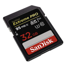 Load image into Gallery viewer, SanDisk Extreme Pro 32GB SDHC UHS-I SD Card Memory - Read:95mb/s-Write:90mb/s - Paramount Camera &amp; Repair