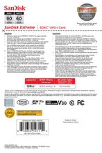Load image into Gallery viewer, SanDisk Extreme 128GB SDXC UHS-I SD Card Memory Read:150mb/s-Write:90mb/s - Paramount Camera &amp; Repair