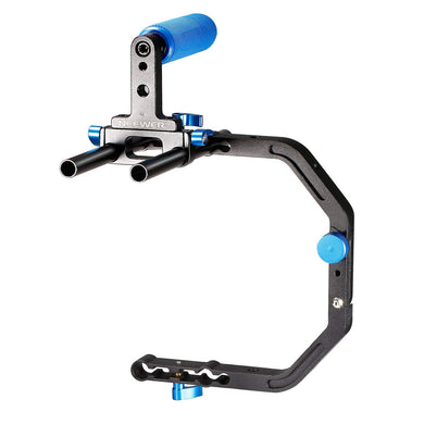 DSLR Video Rig Support Handle and Acc. Rails- 15mm Rail mount, Rails, Folding Aluminum Handle - Paramount Camera & Repair