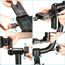 Load image into Gallery viewer, Heavy Duty Tripod Gimbal Head - with Arca Swiss Plate - For up to 30Lbs - Paramount Camera &amp; Repair