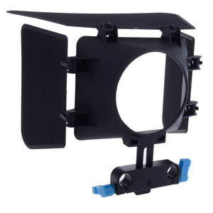 DSLR Video Matte Box - 15mm Rail Mount, adjustable height mount - Paramount Camera & Repair