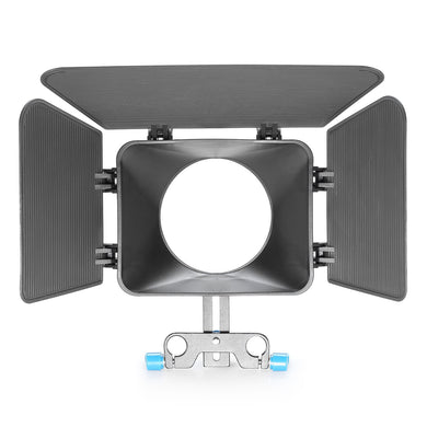 DSLR Video Matte Box - 15mm Rail Mount, adjustable height mount - Paramount Camera & Repair