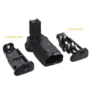 Vertical Battery Grip for Canon EOS 70D/80D/90D Camera (Replaces BG-E14) - Paramount Camera & Repair