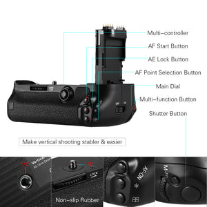 Vertical Battery Grip for Canon EOS 5D Mark IV (Replacement for BG-E20) - Paramount Camera & Repair