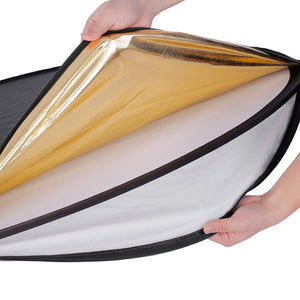 24" Disc Reflector 5 in 1 - Collapsable with carry case - Paramount Camera & Repair
