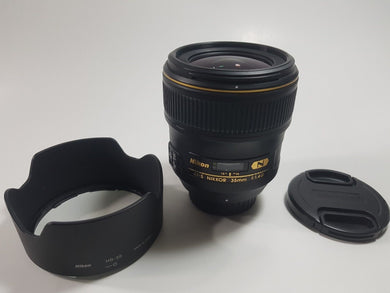 Nikon AF-S Nikkor 35mm F1.4G N Lens - Used Condition 9.5/10 - Paramount Camera & Repair