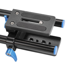 Load image into Gallery viewer, DSLR Video Main Support Rails &amp; Mount - 15mm Aluminum Rails, Tripod Mount, Camera Mount - Paramount Camera &amp; Repair